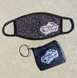 UW La Crosse SwimTeam Face Mask, super soft, double layered
