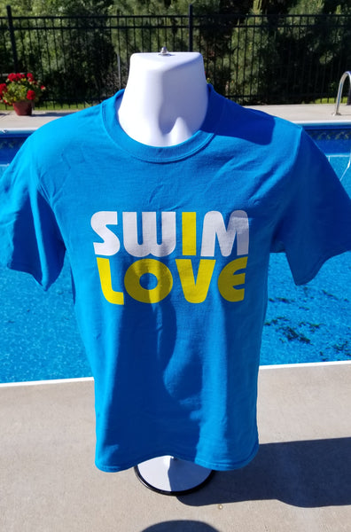 Swim love, I Love t-shirt