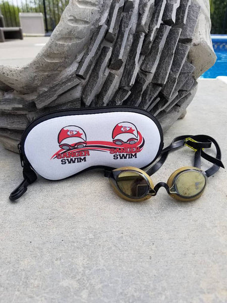 custom swimming goggles Custom Goggle Case – FlipTurnTags