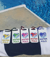 Heart Water Polo Bag Tag - FlipTurnTags