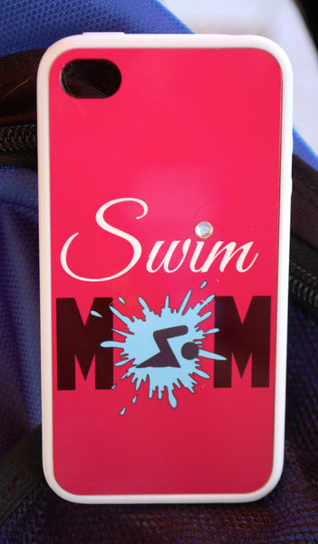 Swim Mom iPhone or Samsung custom phone case - FlipTurnTags