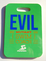Evil Mutant Swim Coach Swim Bag Tag - FlipTurnTags