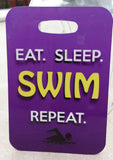 Eat, Sleep, Swim, Repeat Swim Bag Tag - FlipTurnTags