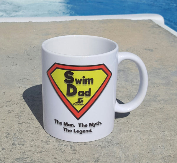 Swim Dad, 11oz coffee mug - FlipTurnTags